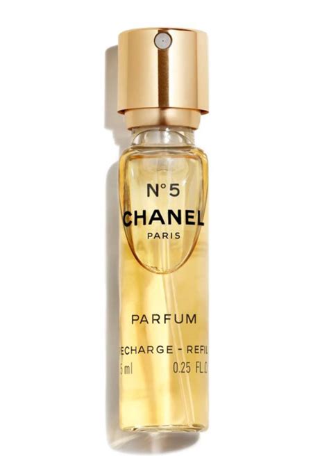 chanel n5 parfum purse spray refillable|chanel no 5 refills only.